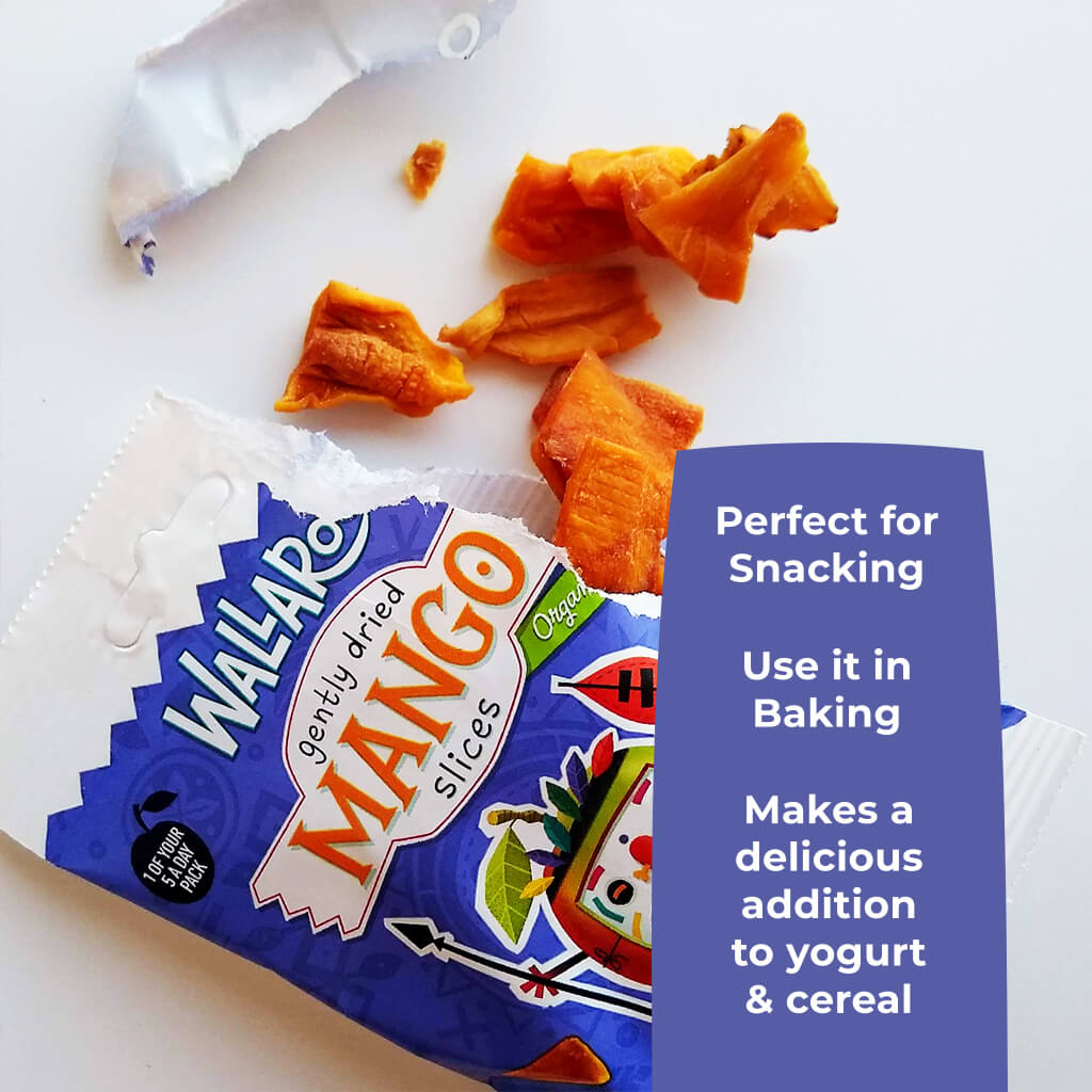 Wallaroo Dried Mango Snack Pack