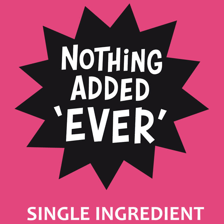 Wallaroo organic toasted coconut chips are single ingredient