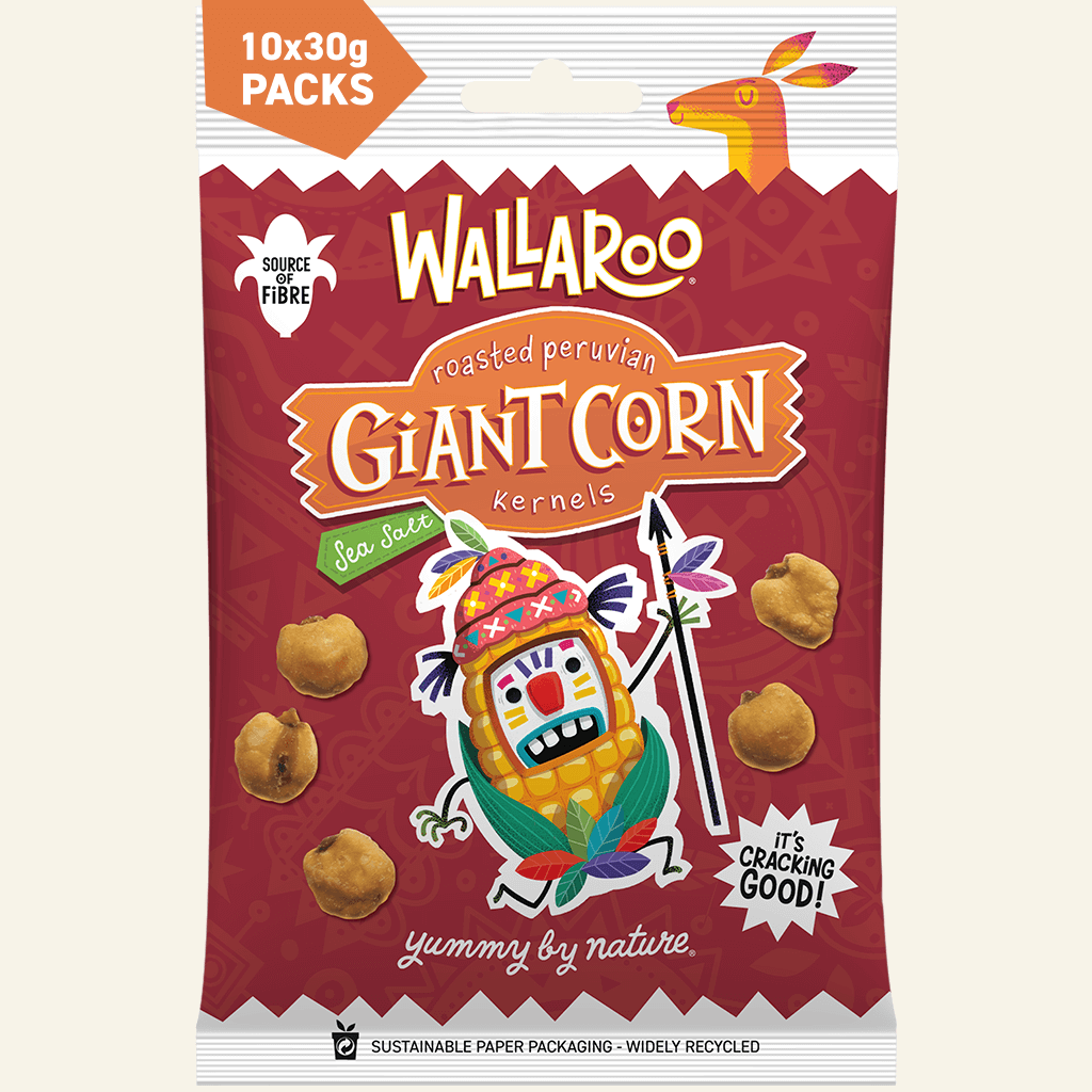 Roasted salted giant corn