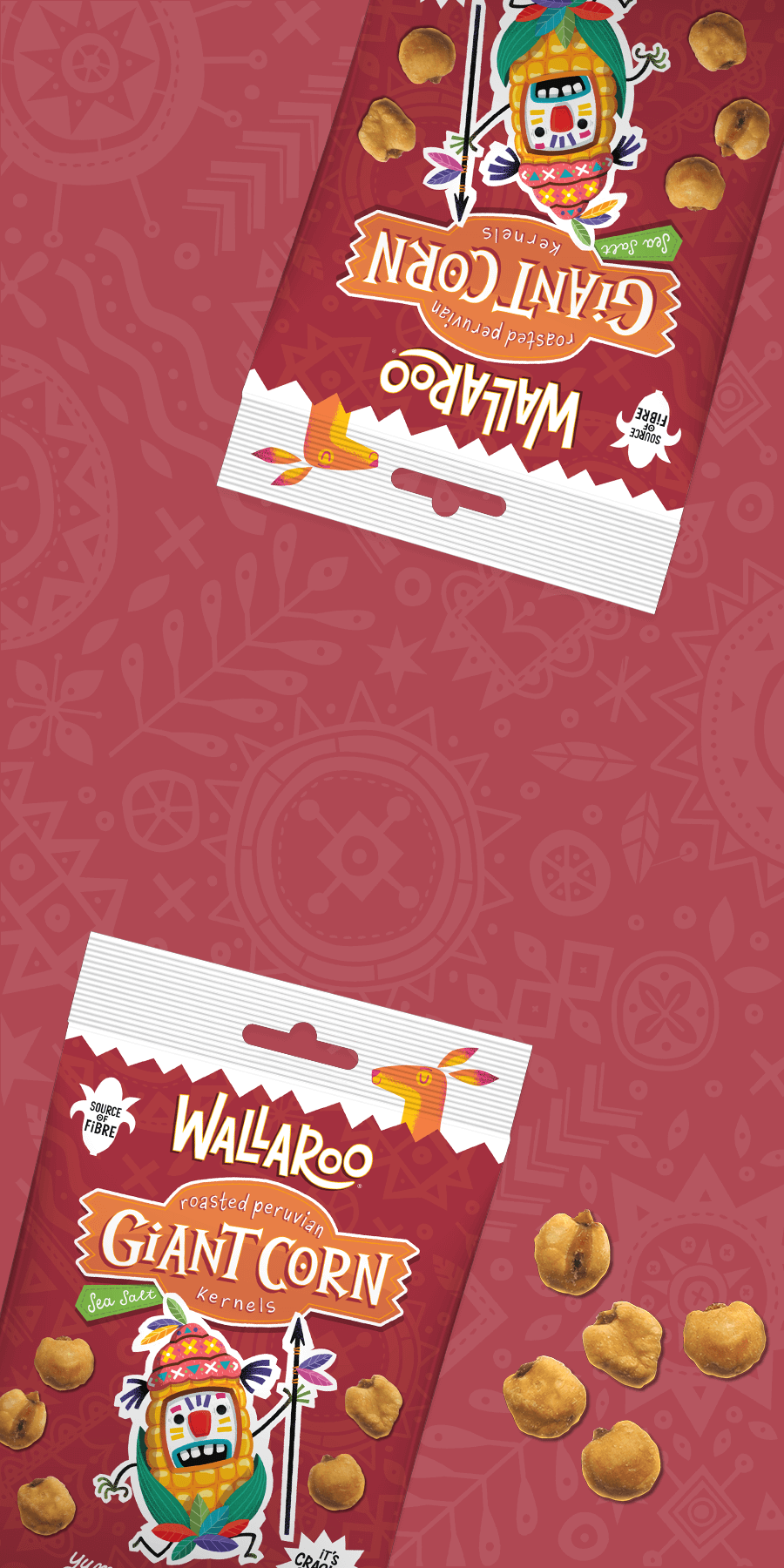 Wallaroo Roasted Giant Corn snack